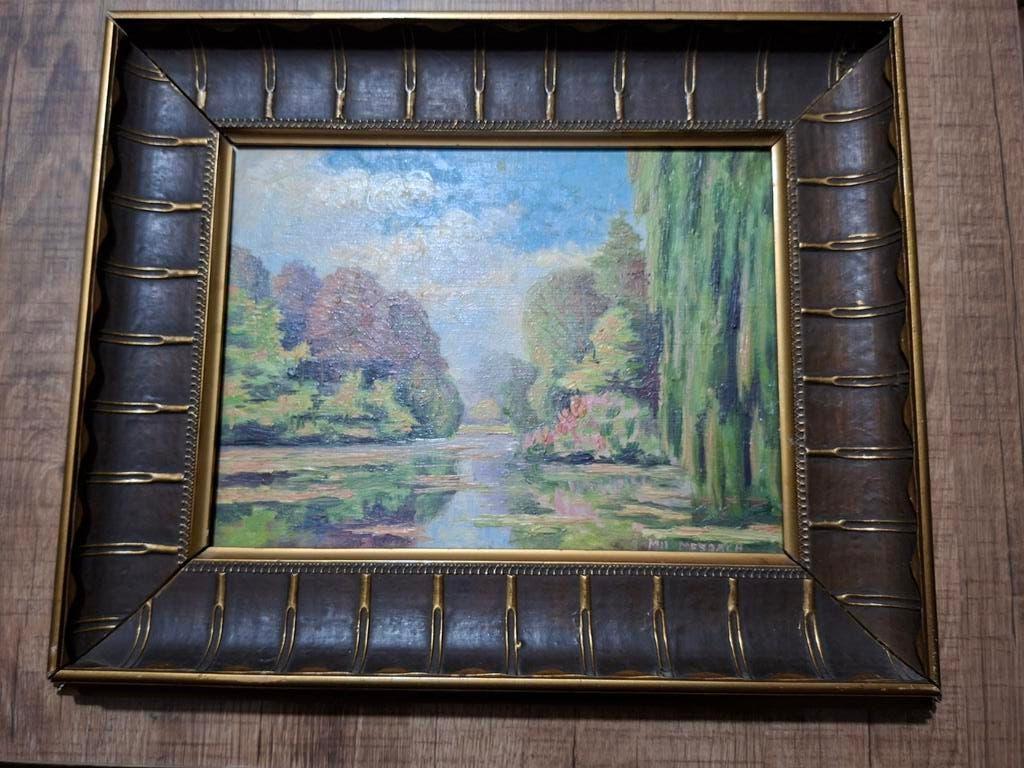 2 tableaux 30 x 40 cm Mestdagh, Enlèvement ou Envoi