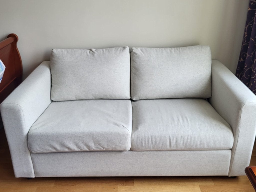 Canapé ikea VIMLE 2 places beige, Maison & Meubles, Canapés | Salons, 75 à 100 cm, Comme neuf, Enlèvement, Deux personnes