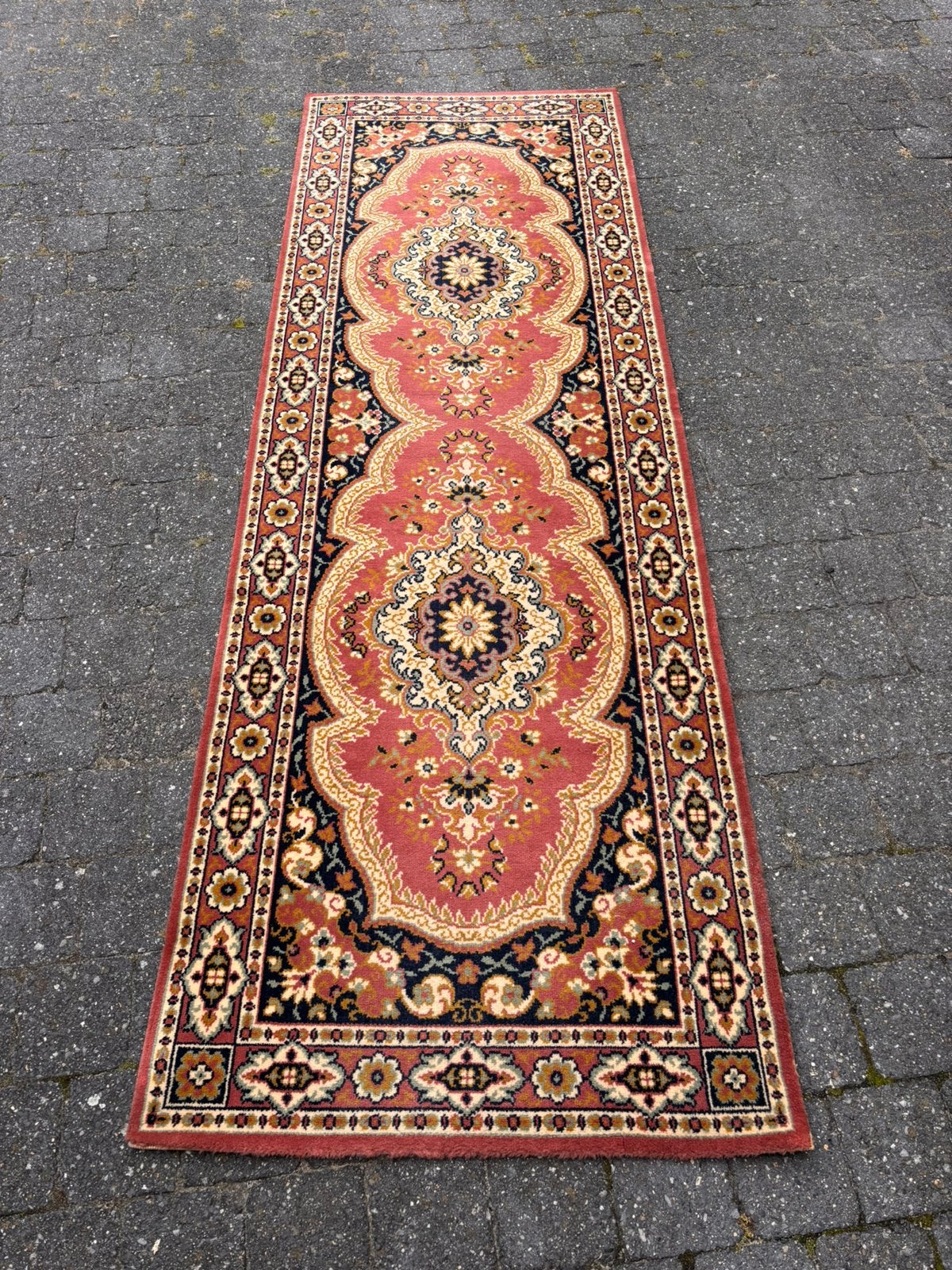 Klassieke Oosterse Loper Lano Royal– Scheerwol – 80 x 250cm, Ophalen, 200 cm of meer, 50 tot 100 cm, Zo goed als nieuw