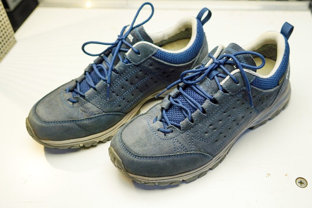 WANDELSCHOEN DAMES, Ophalen, Meindl, Blauw, Wandelschoenen