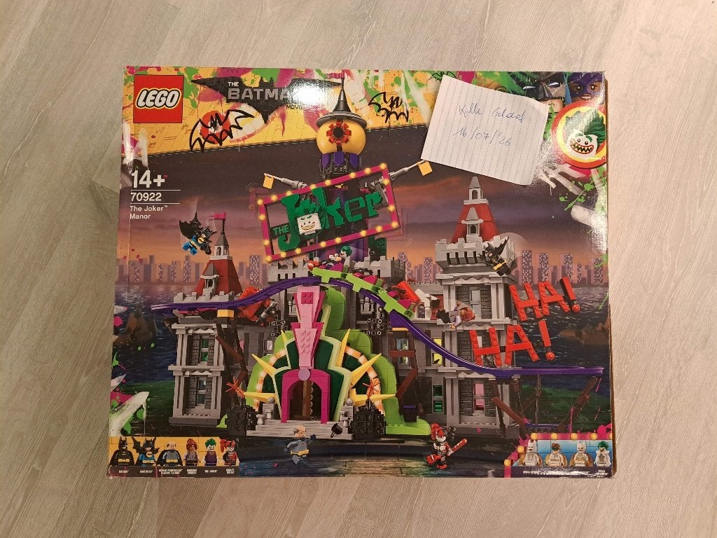LEGO The Batman Movie 70922 The Joker Manor, Overige thema's, Lego, Nieuw, Ophalen of Verzenden