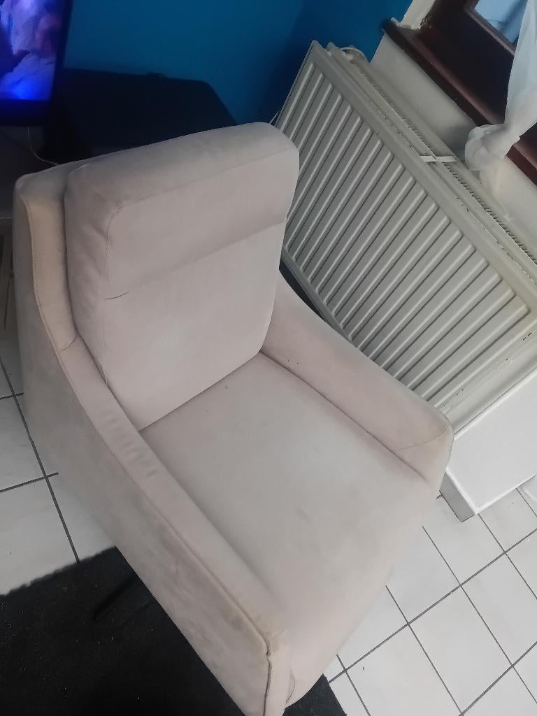 Fauteuil pivotant, Enlèvement, Comme neuf, Tissus, Design