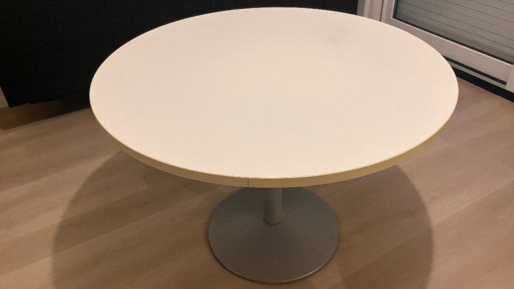 Tafel + 4 stoelen, Ophalen, Gebruikt, Rond