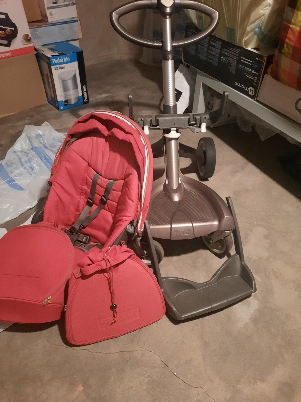 Stokke buggy, Ophalen