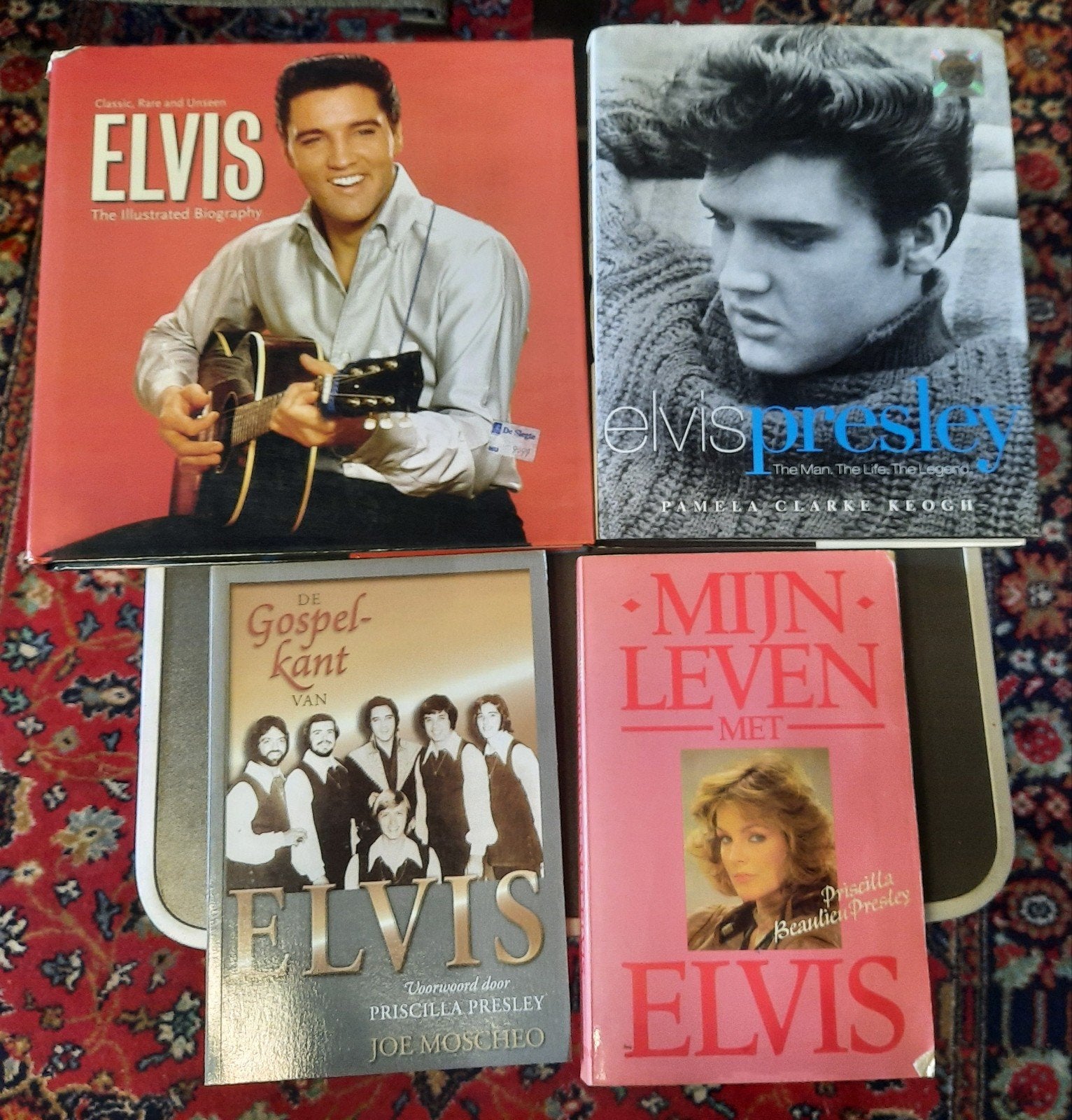 Livres Elvis Presley 4 pièces, Enlèvement ou Envoi, Utilisé, Artiste