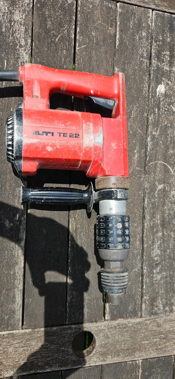 Hilti TE22, Ophalen
