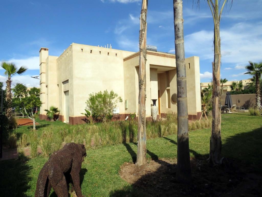 Villa 3 suites avec piscine, spa et rooftop vue Atlas, Vacances, Jardin