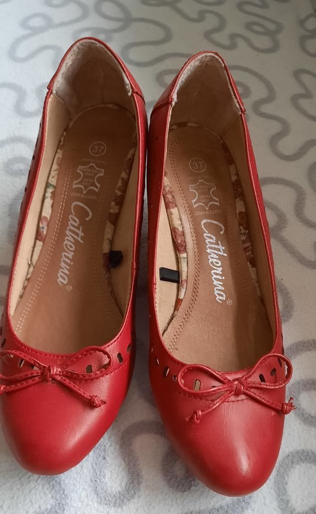 Rode damesschoenen te koop maat 37, Rouge, Escarpins, Catherine, Comme neuf