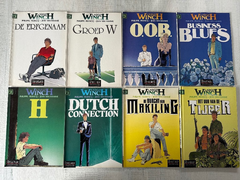 Largo Winch strips - 11 stuks, Boeken, Ophalen of Verzenden, Gelezen, Philippe Francq & Jean van Hamme