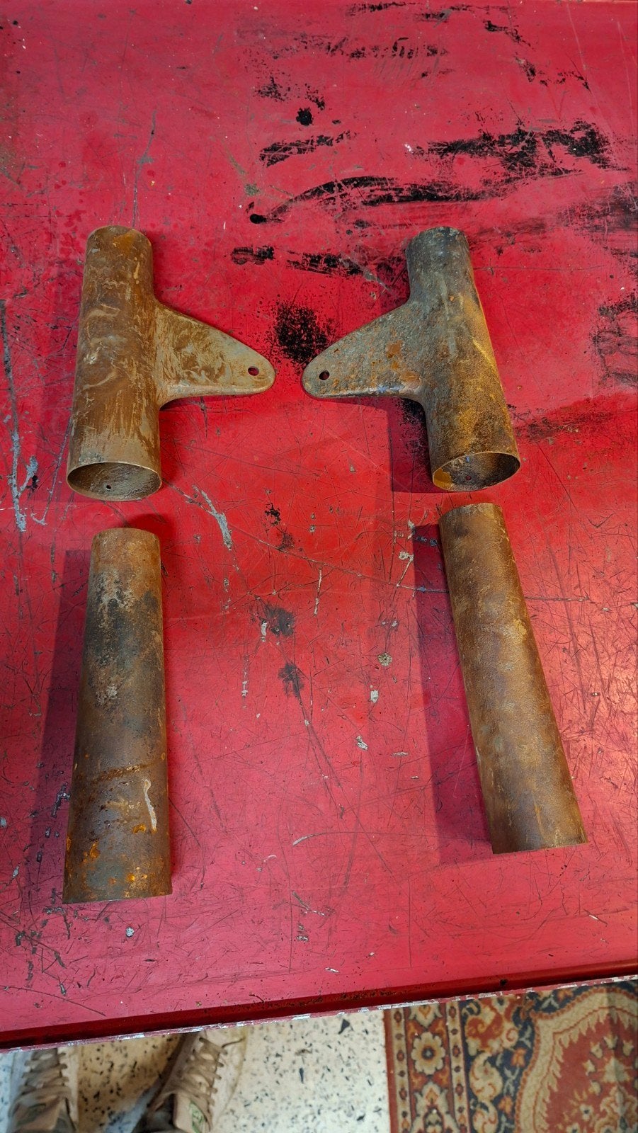 Set koplamporen oldtimer moto, Motoren, Ophalen of Verzenden, Gebruikt