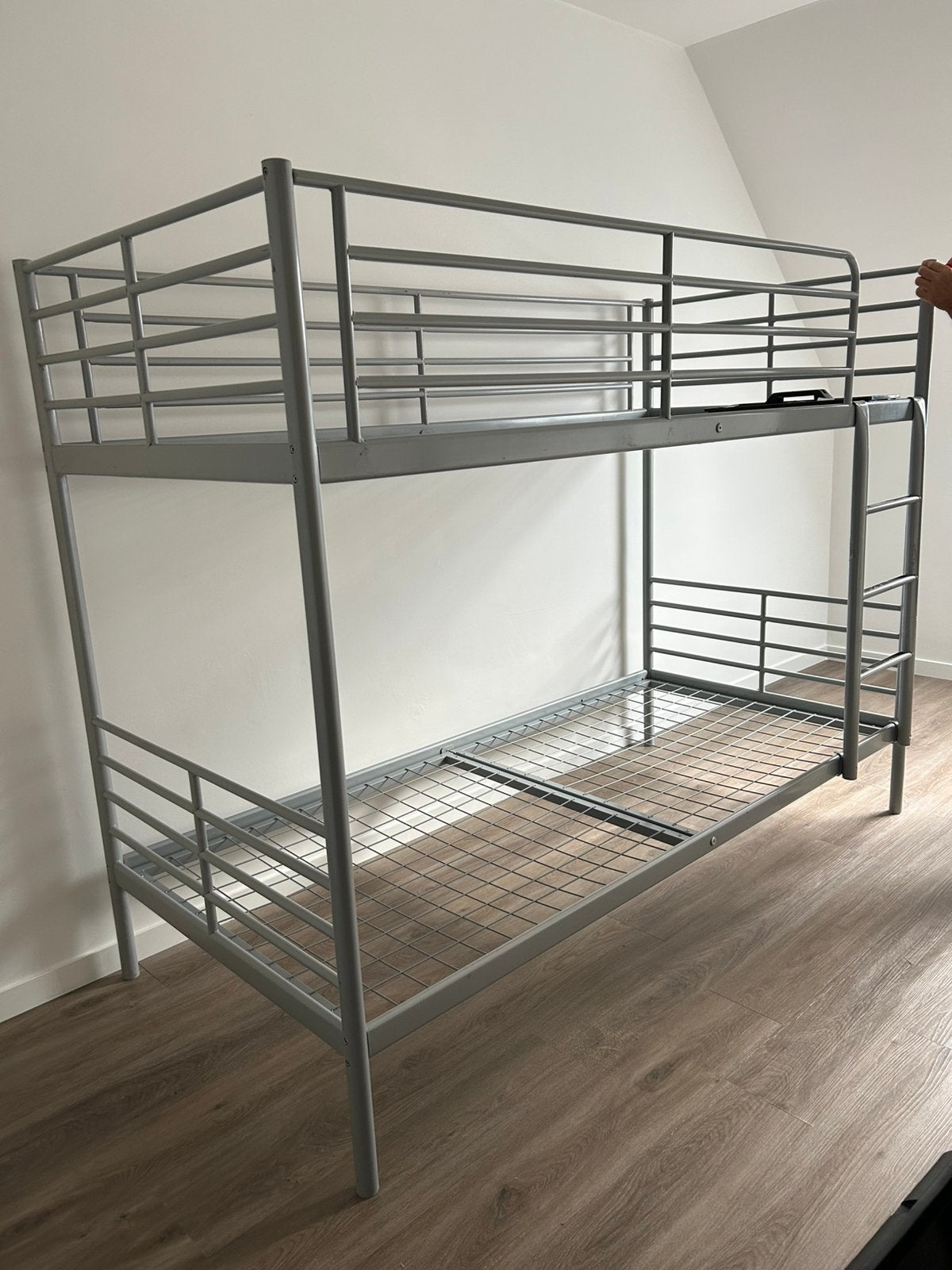 Ikea metaal stapelbed, Ophalen, Gebruikt, Tweepersoons, Stapelbed