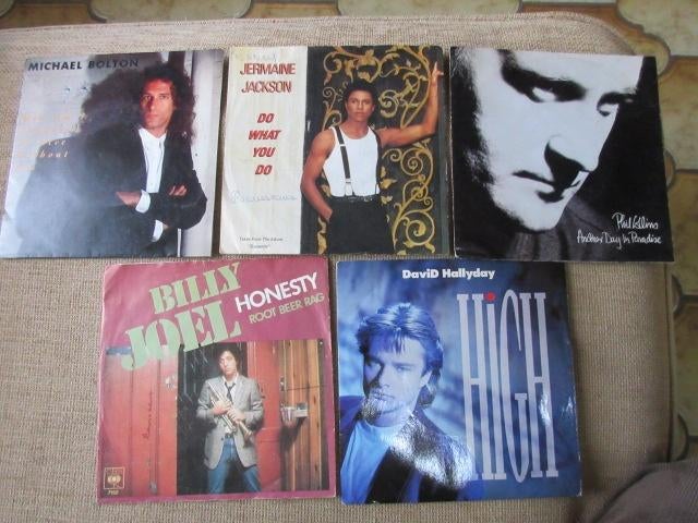 Lot 5x Vynils 45t vertraagt English VG+ naar Mint-, Gebruikt, 7 inch, Single, Ophalen of Verzenden