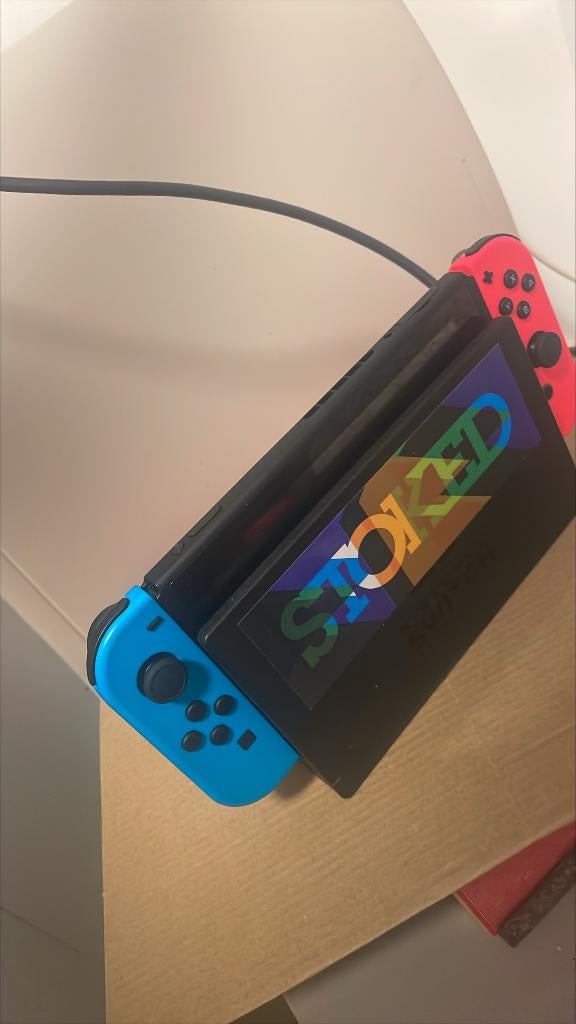 nintendo switch, Met 2 controllers, Ophalen of Verzenden, Switch Original, Gebruikt