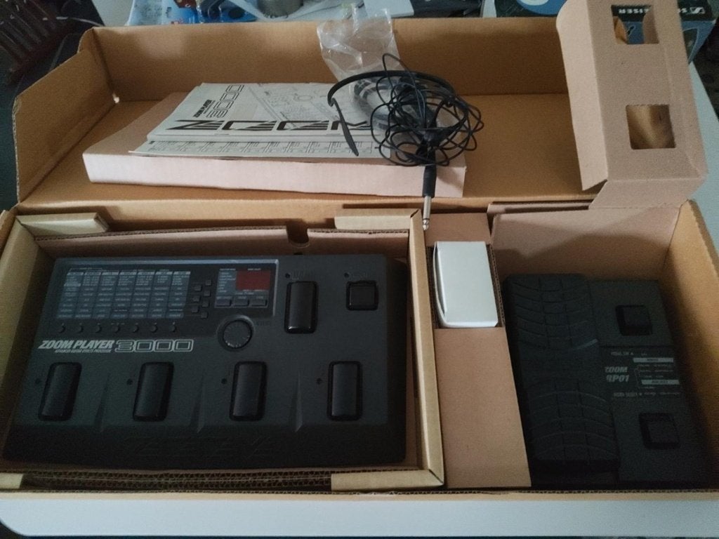 Zoom Player 3000S + RP01 remote + HM01 headset complete set, Ophalen, Gebruikt, Multi-effect