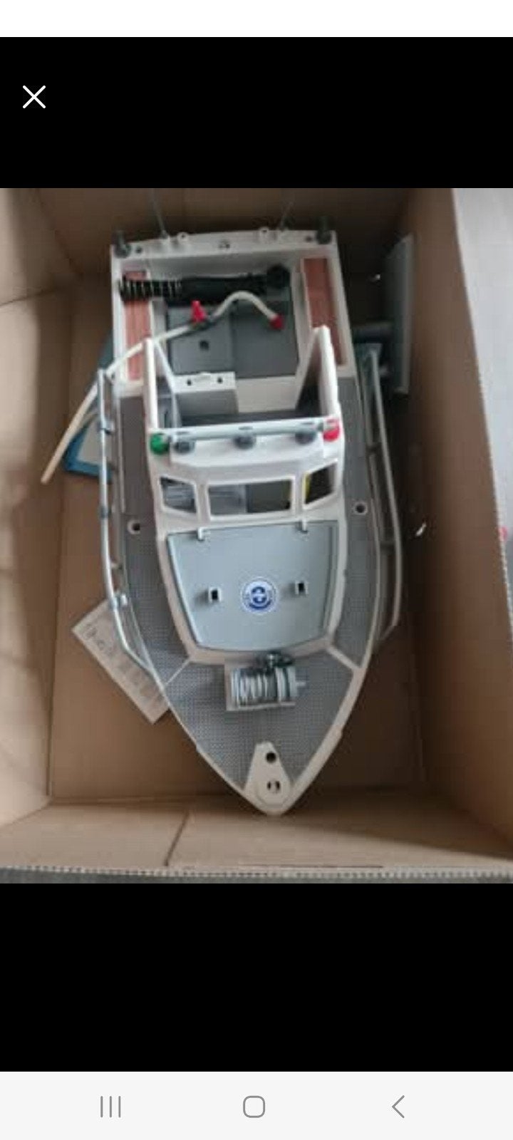Playmobil reddingsboot 5540, Ophalen