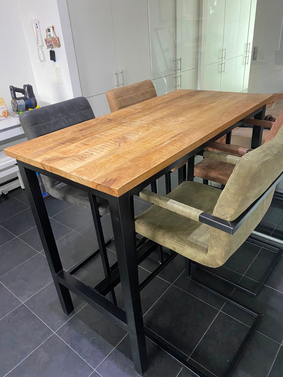 tafel met 4 stoelen, Huis en Inrichting, Ophalen