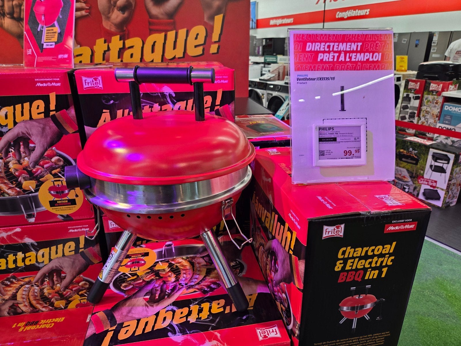 Barbecue électrique ou charbon neuf