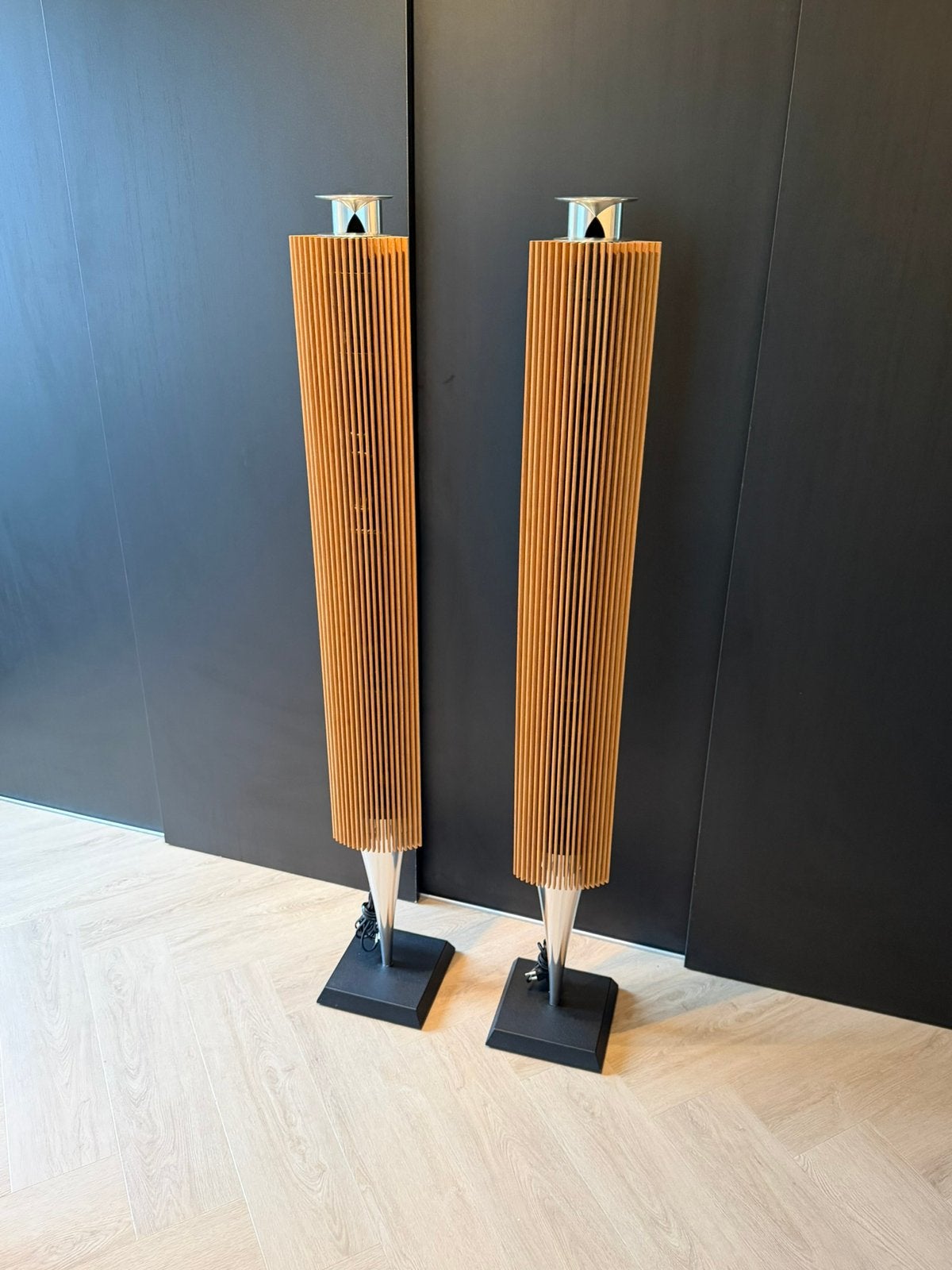 B&O Beolab 18 luidsprekers Bang&Olufsen eiken covers, Ophalen, Zo goed als nieuw