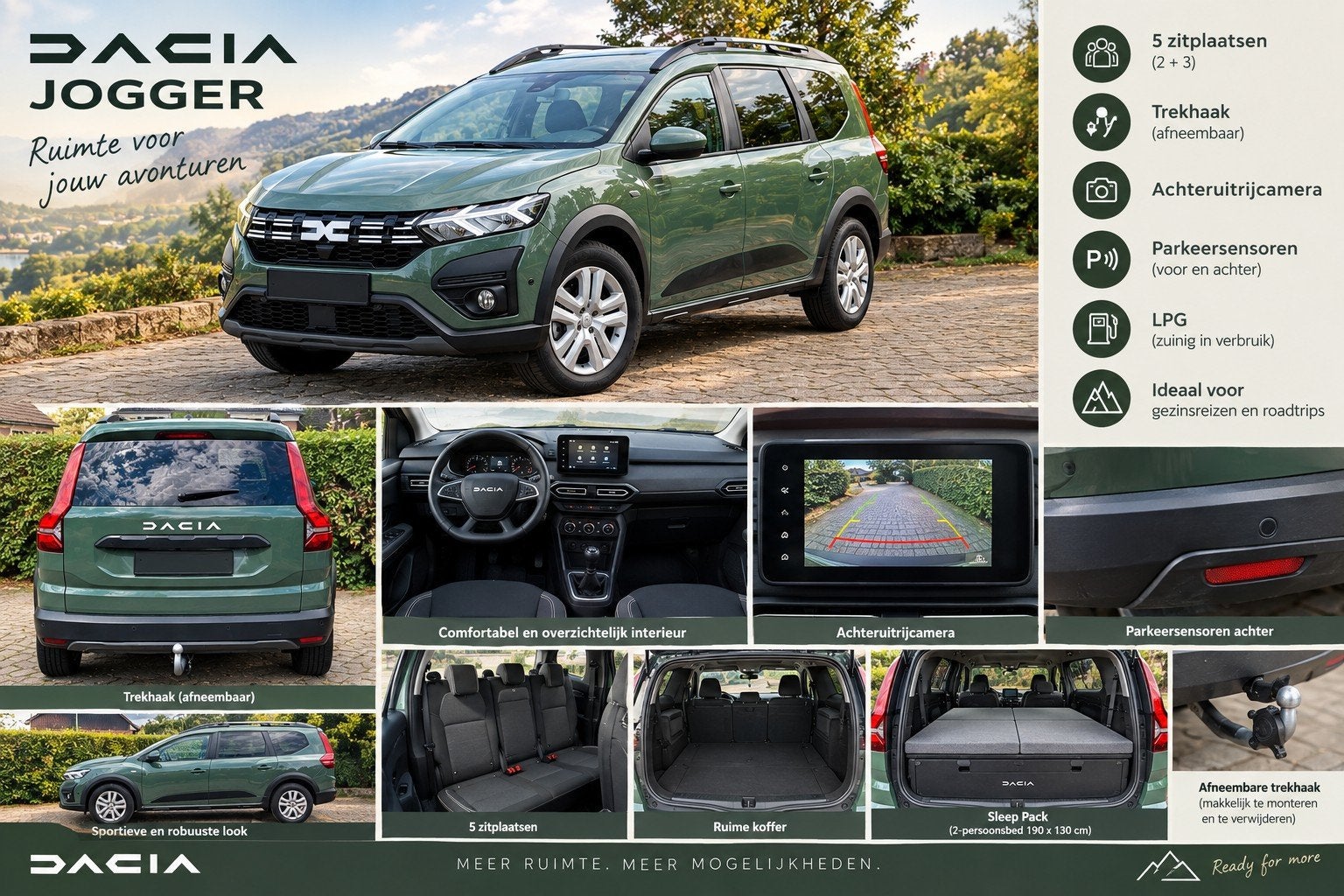 Dacia Jogger LPG  – met origineel Dacia Sleep Pack, Auto diversen, Handleidingen en Instructieboekjes, Ophalen