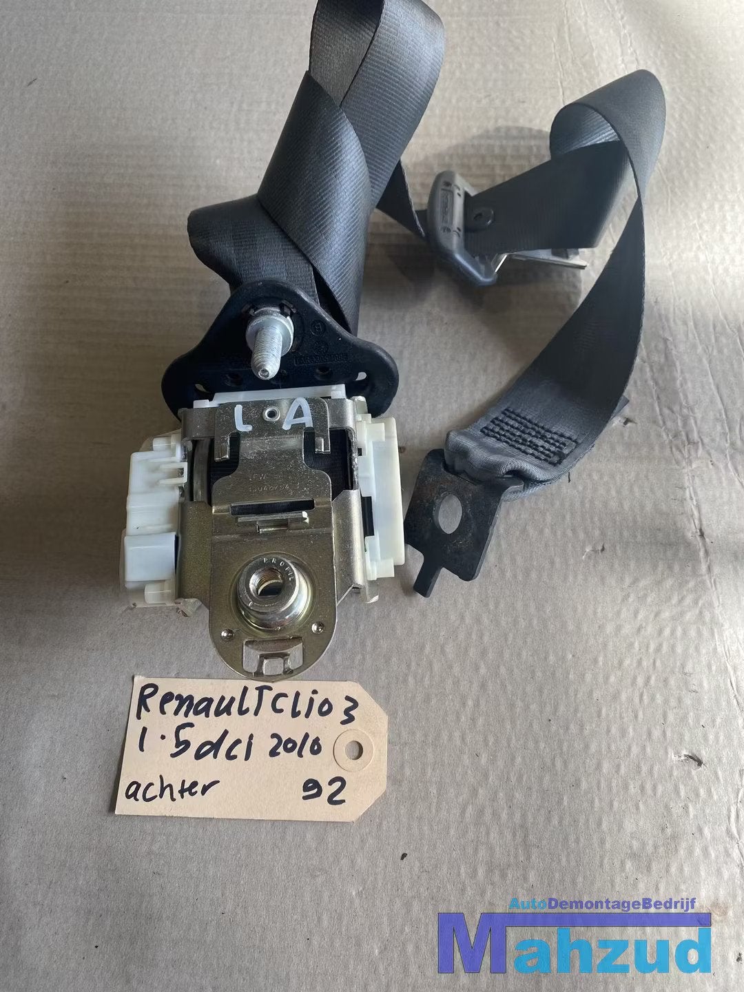 RENAULT CLIO 3 links achter gordel 34003231 683954, Renault Group, Contact.group@renault.com, Renault, Utilisé