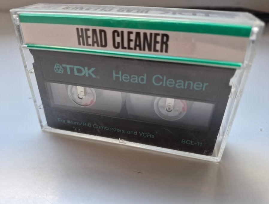 TDK - 8mm/Hi8 - Nettoyeur de tête - 8CL-11, TV, Hi-fi & Vidéo, Enlèvement ou Envoi, Hi 8, Cassette (vidéo)