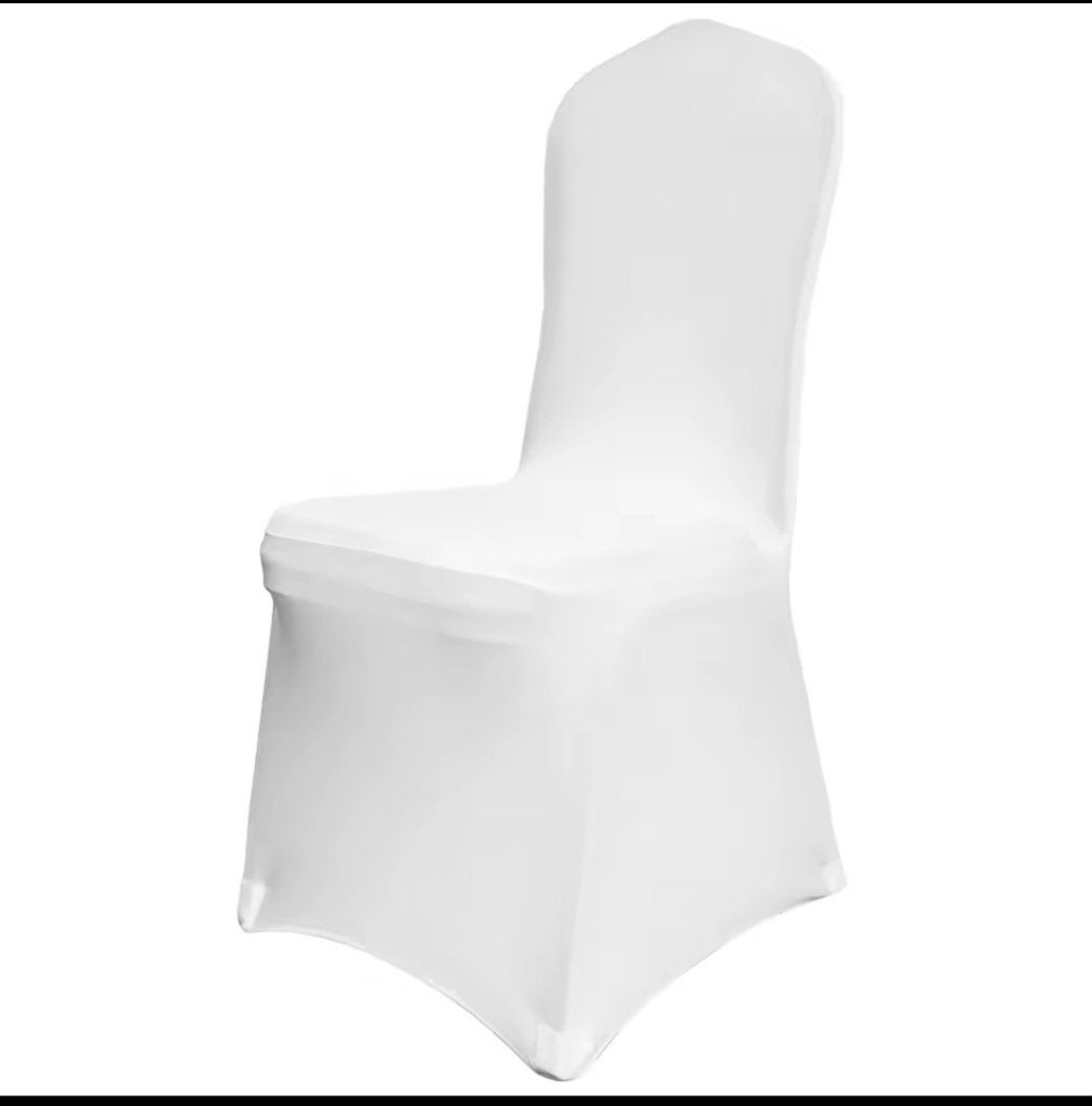 Nieuwe stoelhoezen, voor feestjes, crèmekleur, 200 stuks, Ophalen, Overige kleuren, Nieuw, Simple, couleur crème (blanc cassé)