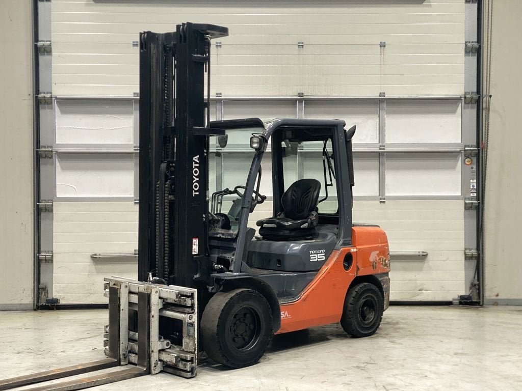 TOYOTA 02-8FDJF35, Zakelijke goederen, Machines en Bouw | Heftrucks en Intern transport, 3000 tot 4000 kg, Diesel, Heftruck, TOYOTA