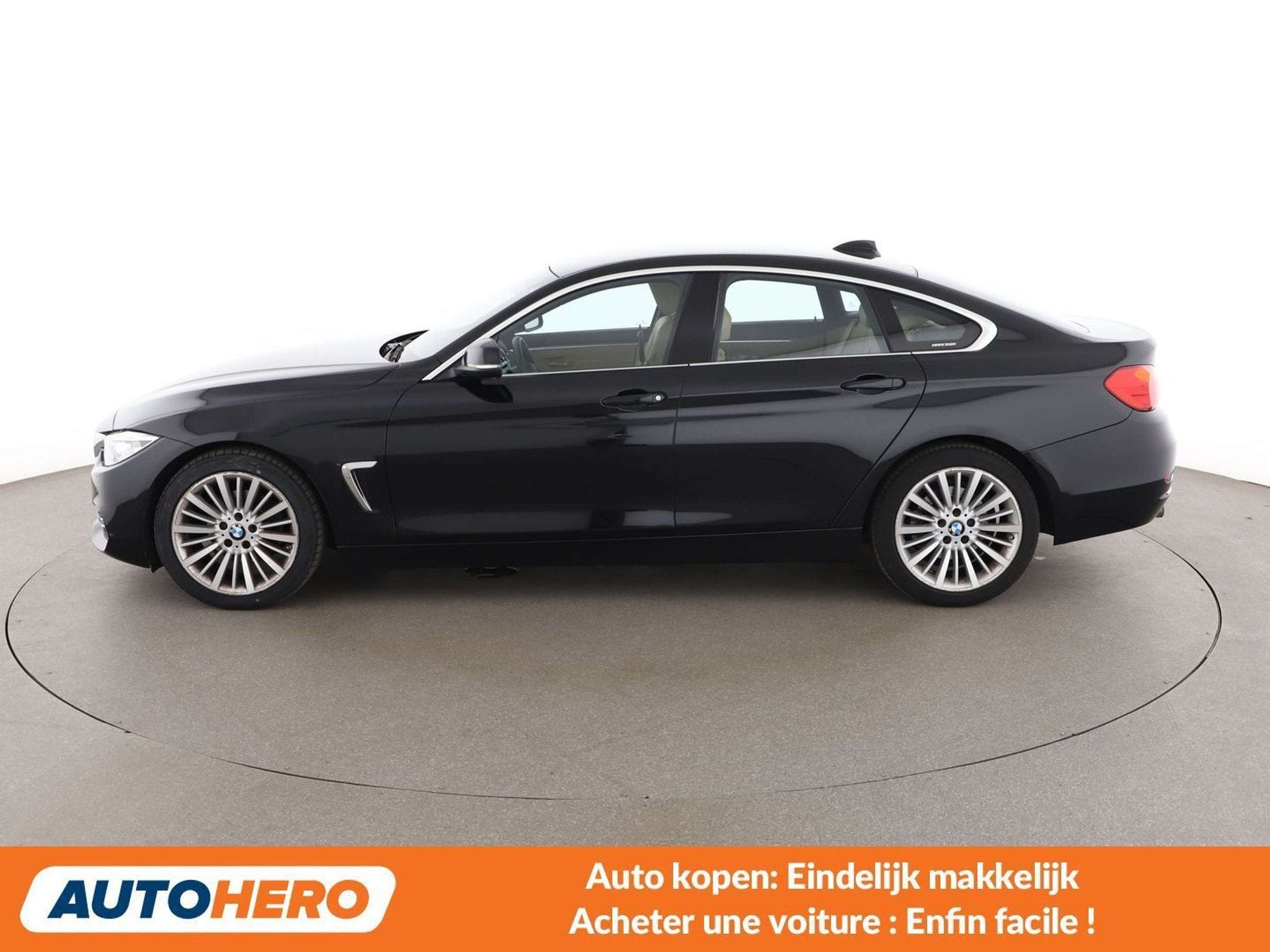 BMW 4 Serie 420 420i Gran Coupé Luxury Line (bj 2016), Automaat, Achterwielaandrijving, Gebruikt, Zwart