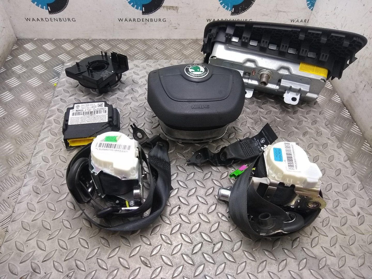 SKODA FABIA AIRBAG SET 2011, Ophalen of Verzenden, Gebruikt, ARN erkend