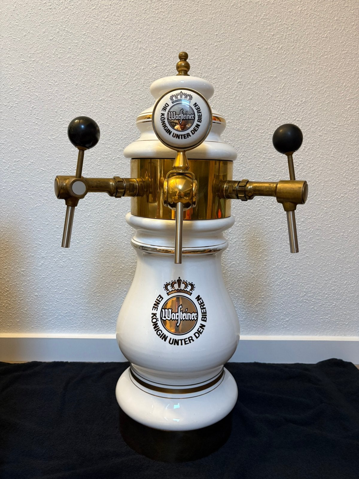 Warsteiner Porseleinen Tap 3 Kraans Uniek, Enlèvement, Comme neuf