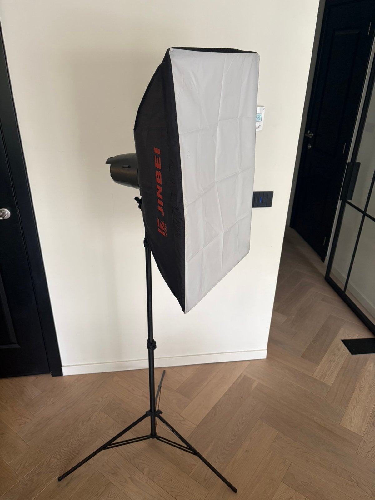 Jinbei Delicacy D-180 Studio flash Kit, Enlèvement, Comme neuf, Flash de studio, Pliable