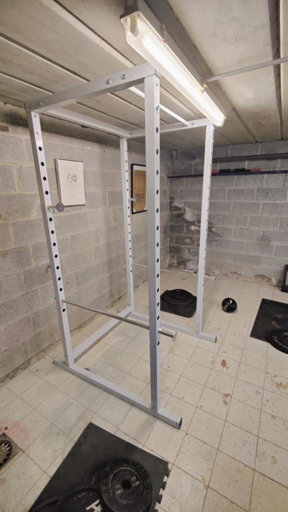 Bench / Squat Cage in uitstekende staat, Sport en Fitness, Ophalen