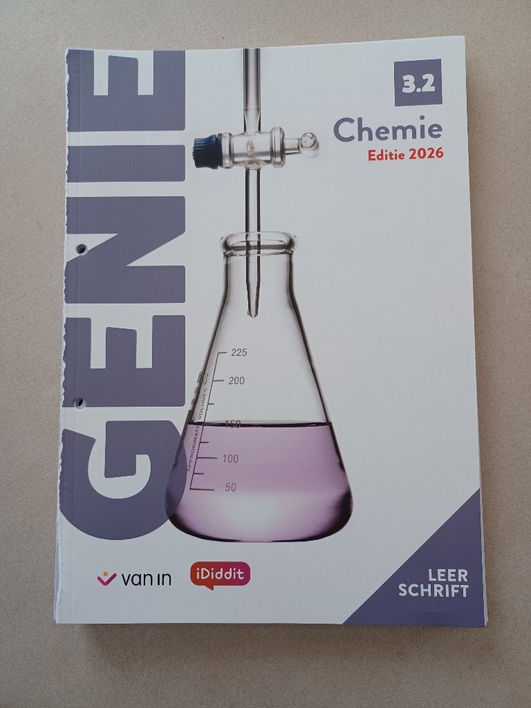 leerboek Genie Chemie 3.2, Livres, Enlèvement ou Envoi, Comme neuf, Secondaire, Autres matières