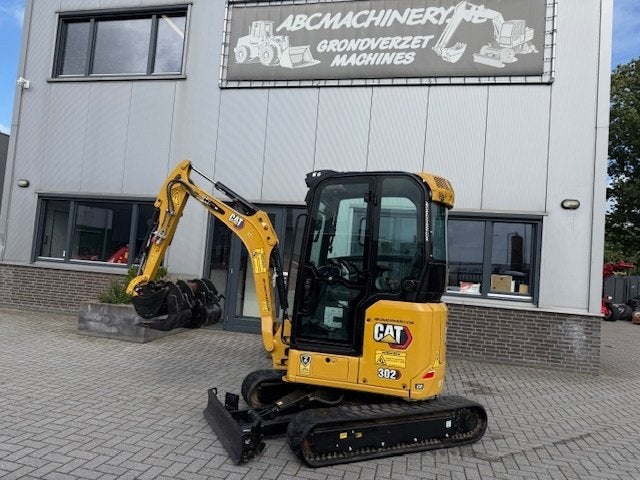 CAT 302 Next Gen bj2023 2350KG Minigraver Minikraan NWST, Zakelijke goederen, Ophalen, Wiellader of Shovel