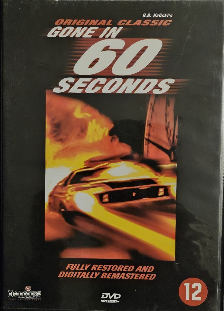 * Gone in 60 Seconds (1974), Action, Enlèvement ou Envoi, Anglais, Néerlandais