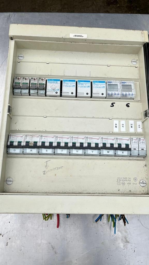 Groepenkast verdeelkast compleet met automaten gebruikt, Bricolage & Construction, Électricité & Câbles, Utilisé, Autres types