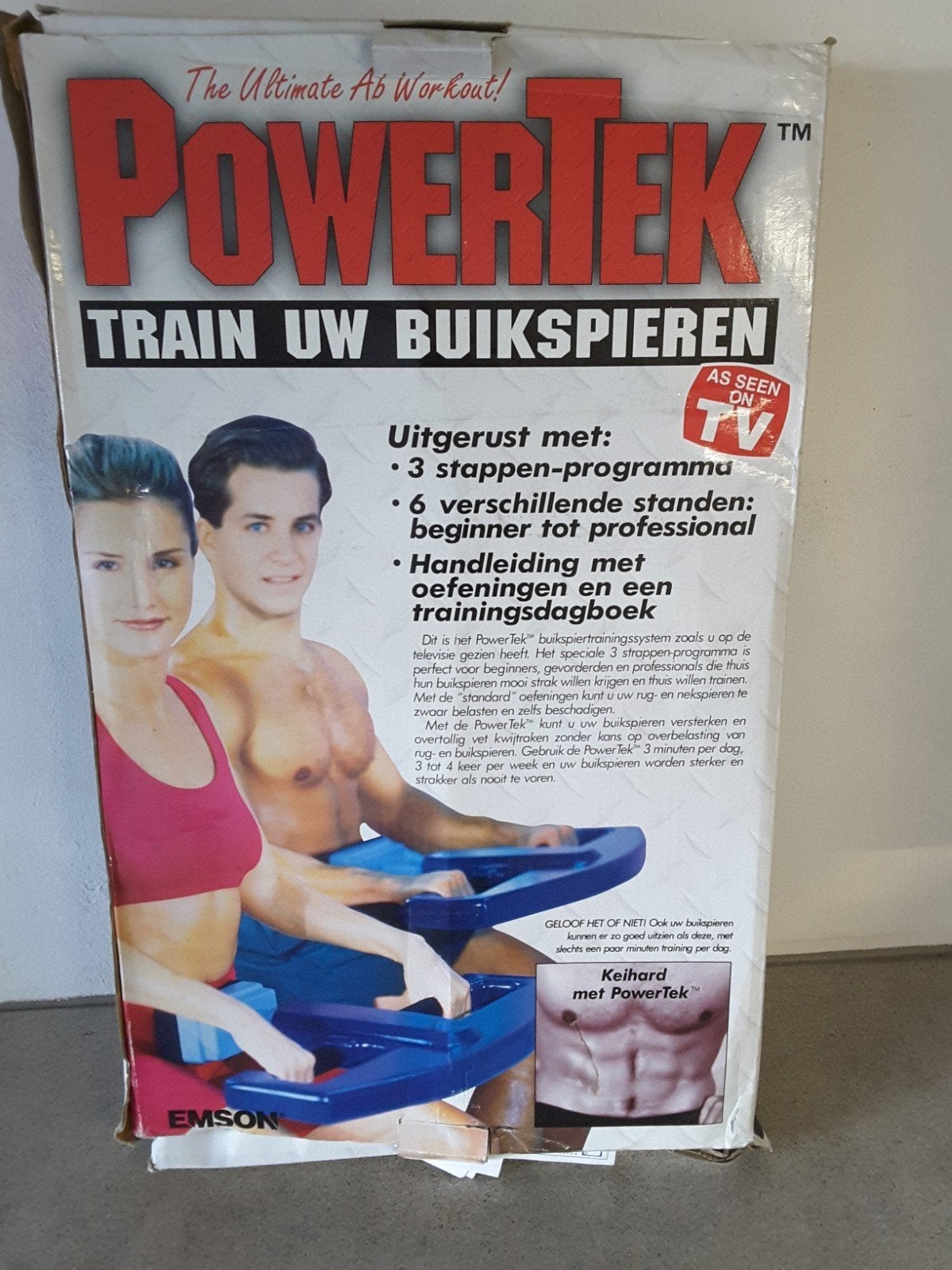 Power Tek - training voor de buikspieren, Ophalen, Zo goed als nieuw