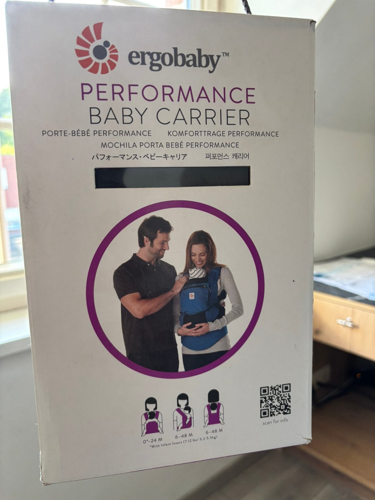 Ergobaby performance baby carrier, Ophalen, Gebruikt