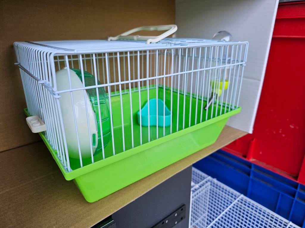 537 Hamster Kooi Tiny - Winkel en Webshop - OPEN op zondag, Dieren en Toebehoren, Ophalen, Kooi, Hamster
