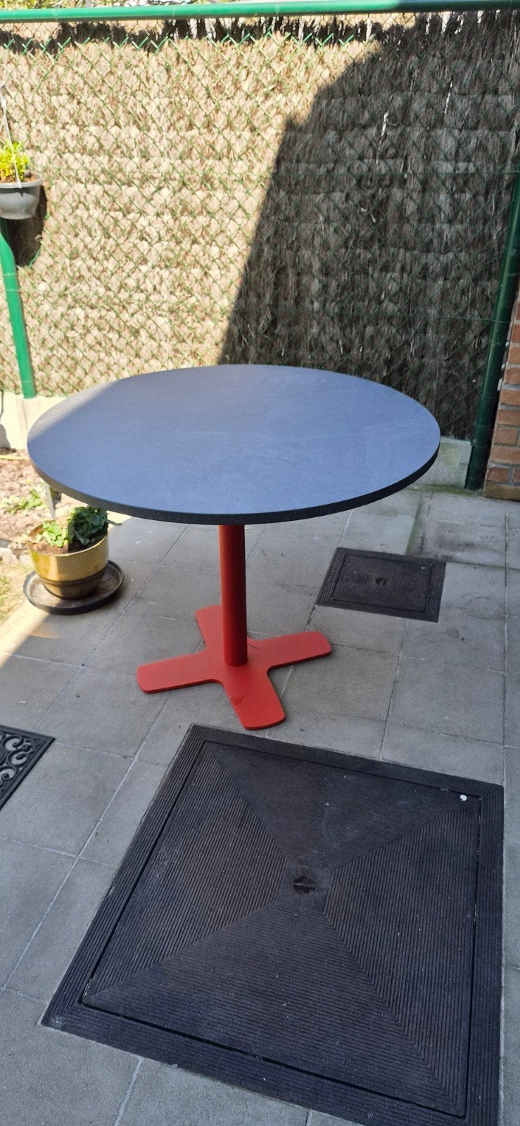 ronde eet tafel, Huis en Inrichting, Tafels | Eettafels, Ophalen, Zo goed als nieuw, Rond