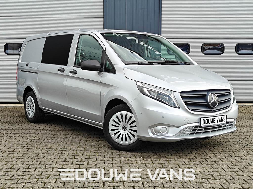 Mercedes-Benz Vito 119 L2 4MATIC Automaat LED 5 Pers. Stoelv, Autos, Camionnettes & Utilitaires, Argent ou Gris, Achat, Euro 6