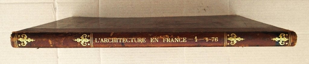 L'Architecture en France - 1er volume - [1886] - A. Guérinet, Livres, Enlèvement ou Envoi, Utilisé, Armand Guérinet (1852-1925)