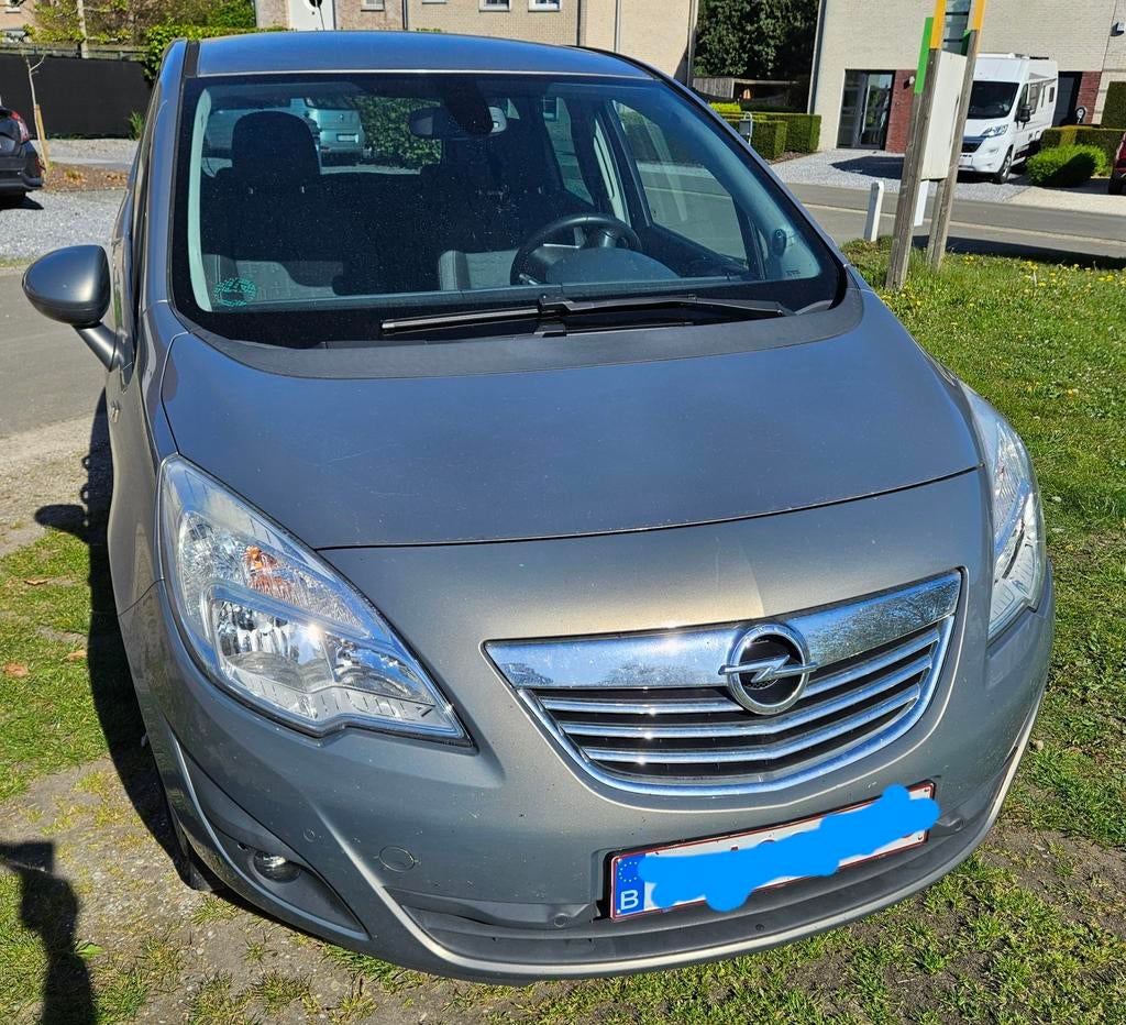 Opel Meriva B 1.7 CDTI, Auto's, Opel, Euro 5, Zwart, Bruin, Leder en Stof