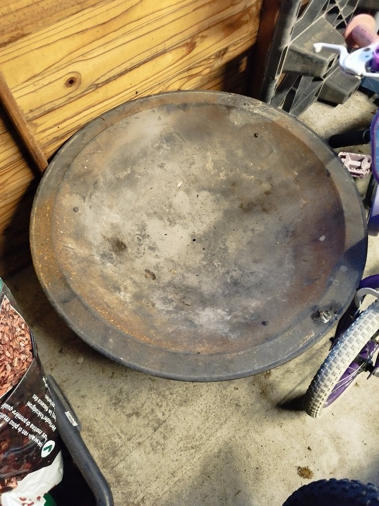 Vuurkorf + grote hoeveelheid brandhout, Tuin en Terras, Ophalen, Gebruikt, Vuurkorf