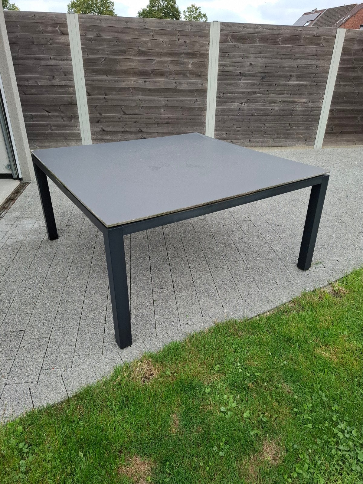 Tuintafel met 6 stoelen, Ophalen, Zo goed als nieuw