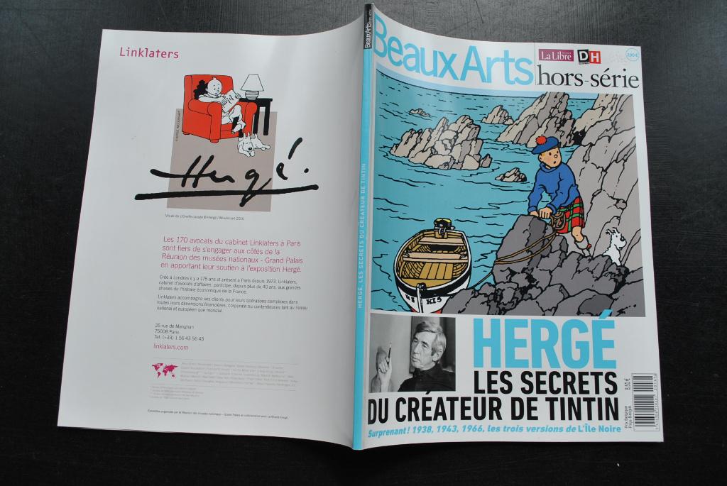 HERGE LES SECRETS DU CREATEUR DE TINTIN L'ILE NOIRE HS 2016, Enlèvement ou Envoi