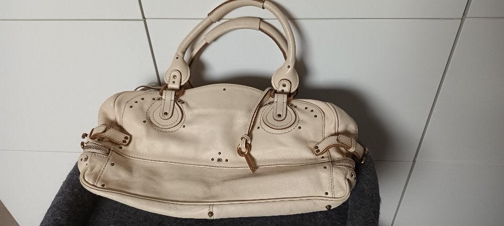 Chloé Paddington Large Double Zipper Handbag te koop, Ophalen of Verzenden, Gebruikt, Overige kleuren, Handtas