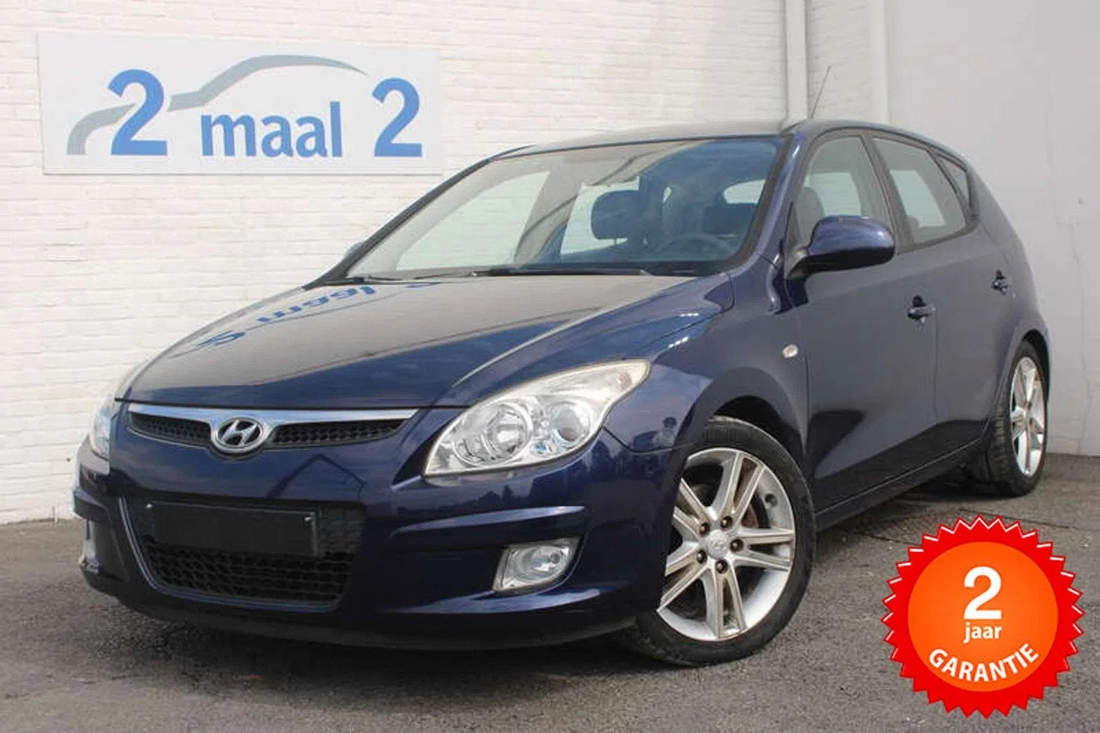 Hyundai i30 1.6 Turbo CRDi Airco 2 JAAR garantie! (bj 2008), Auto's, Gebruikt, Zwart, 4 cilinders, https://public.car-pass.be/vhr/8f454c61-ef11-491b-bd9b-d25eff3b15f9