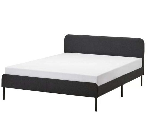 Gestoffeerd bed met matras, Huis en Inrichting, Ophalen, 140 cm, Strakke en eenvoudig, gemakkelijk combineerbaar., 200 cm