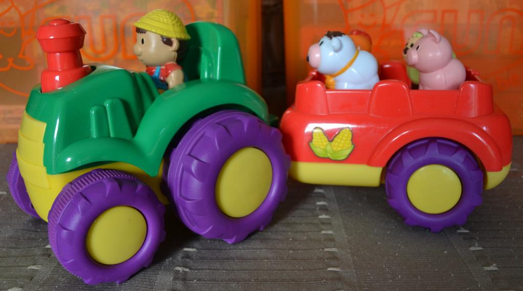 Muzikale tractor met dieren, Kinderen en Baby's, Speelgoed |Speelgoedvoertuigen, Gebruikt, Ophalen of Verzenden